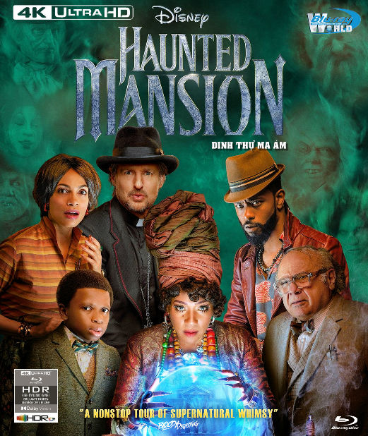 4KUHD-924.Haunted Mansion 2023  DINH THỰ QUỶ ÁM 4K66G  (TRUE- HD 7.1 DOLBY ATMOS - HDR 10+) USA